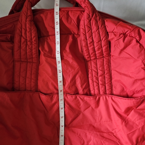 Large Red Overnight Bag - Picture 6 of 7